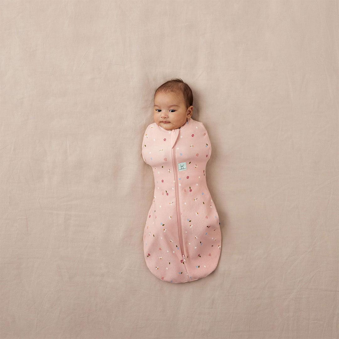  ergoPouch Organic All Year Cocoon Swaddle Sleeping Bag - 1 Tog - Daisies、mySite、merchandisen