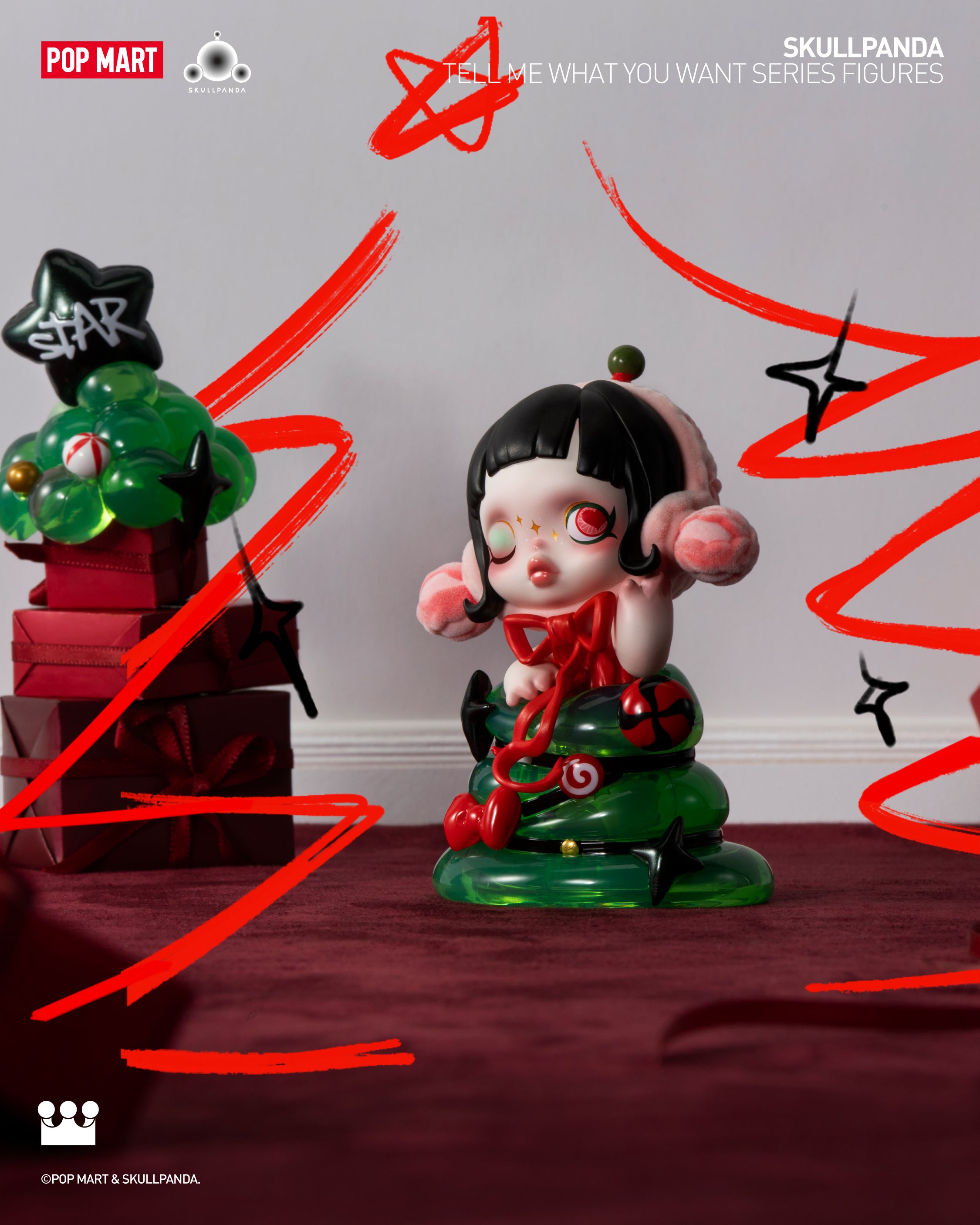  POP MART SKULLPANDA Tell Me What You Want Series Figures、mySite、greenlandpopulation