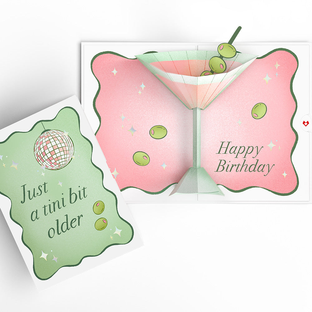 Just a Tini Bit Older Birthday Pop-Up Card、mySite、solidvoid