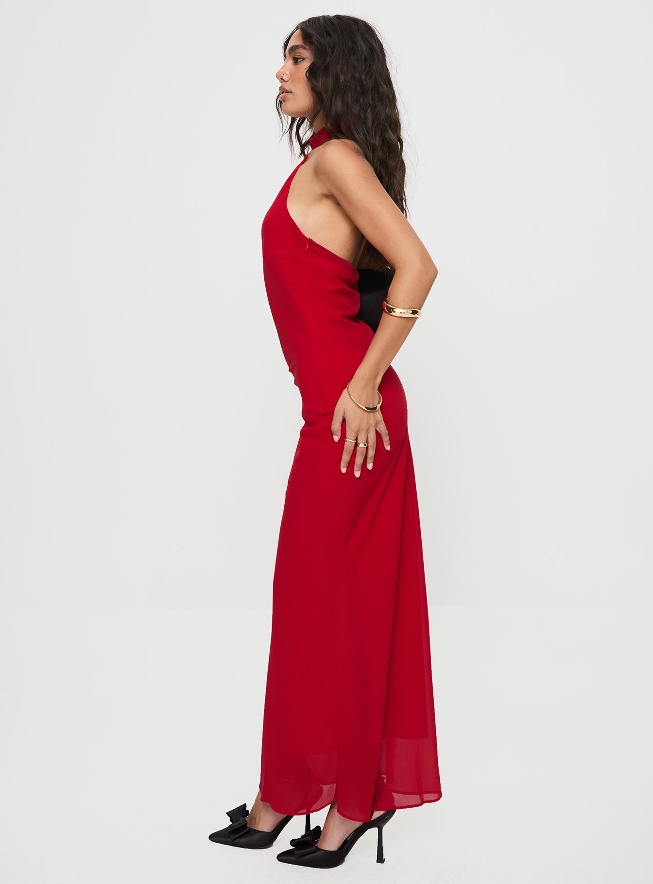 Abriela Maxi Dress Red、mySite、solidvoid