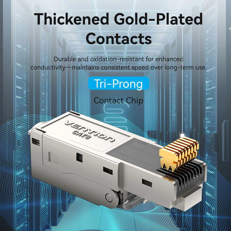 Vention Cat8 Shielded RJ45 Modular Plug、mySite、fannypackpong