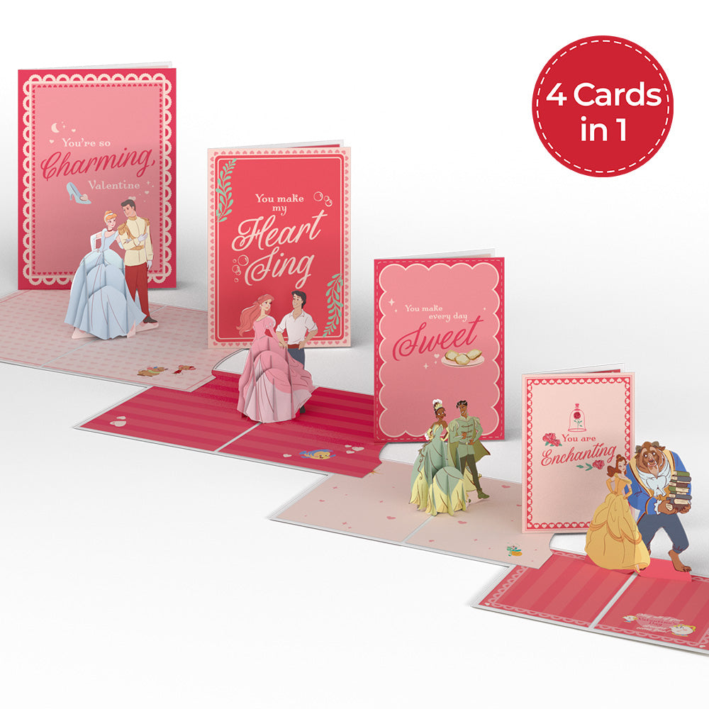 Disney Princess Valentine's Day 4-in-1 Nesting Card、mySite、solidvoid