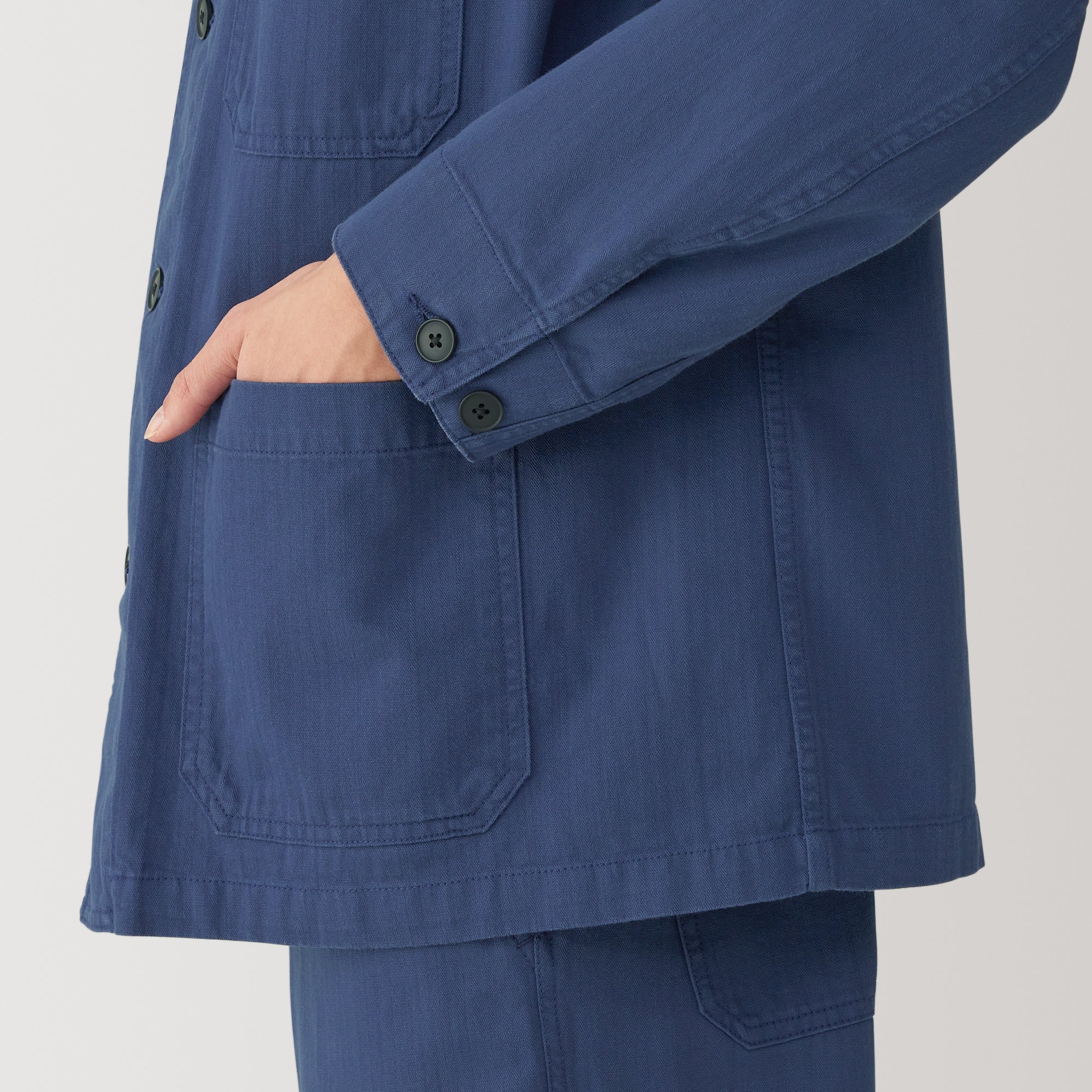  Men's Kapok Blend Herringbone Coverall Jacket、mySite、sugarbowlscore