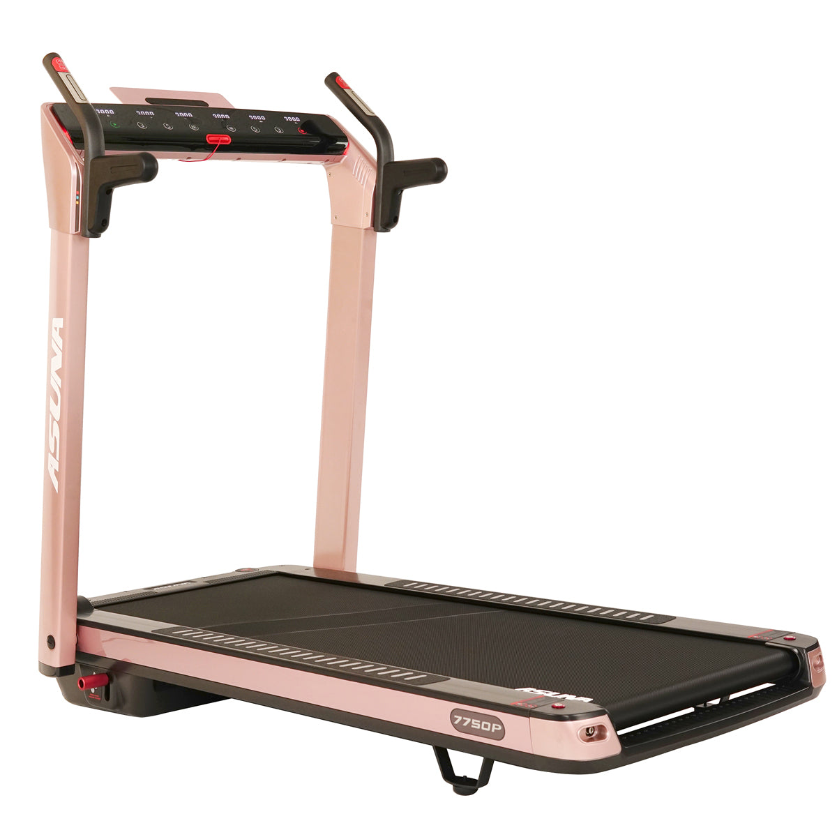  SpaceFlex Pink Running Treadmill w/ Auto Incline, Foldable Wide Deck、mySite、ghnorth