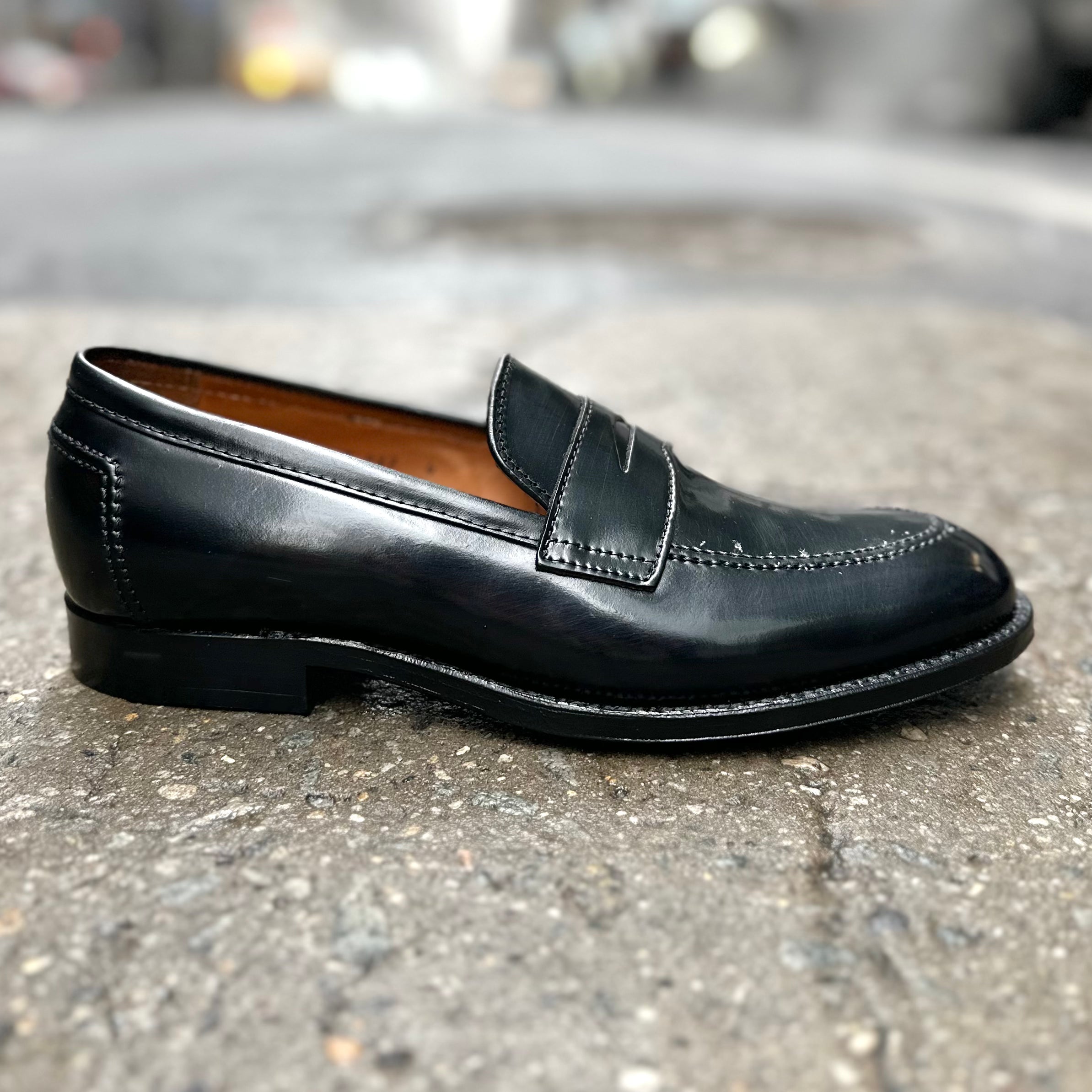  D2221 - Madison Penny in Black Shell Cordovan、mySite、preschool7hills