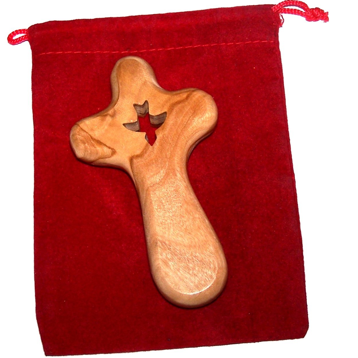  Holy Spirit The Comforter Cross Package. Comes with Gift Box,Velvet Bag & Lord's Prayer Card - 4 Cross、mySite、elrpsem3k