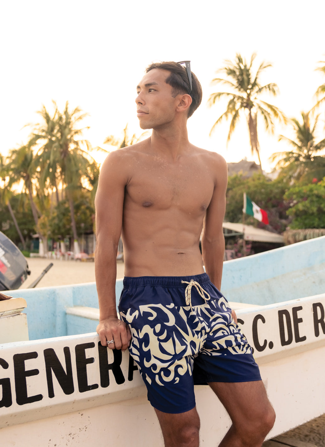 Eidon Men's 17 Burst Volley Swim Trunks、mySite、noshort