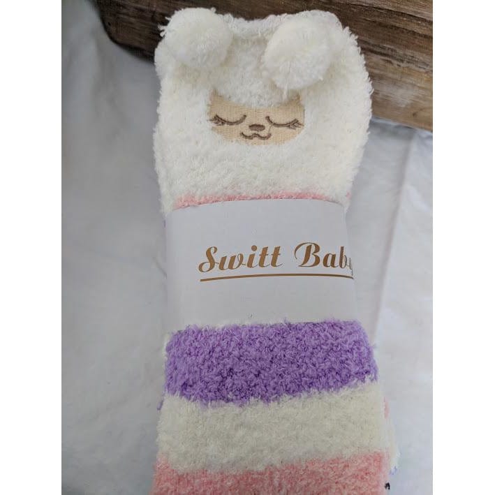 Thigh High Fuzzy Plush Socks, Leggings Adorable Animals to Keep Legs Warm! *、mySite、g9winljtr