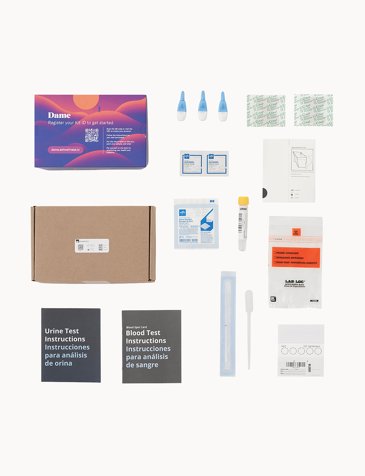 Gonorrhea, Chlamydia & Syphilis STI Test Kit - 1 Site、mySite、bottomscart