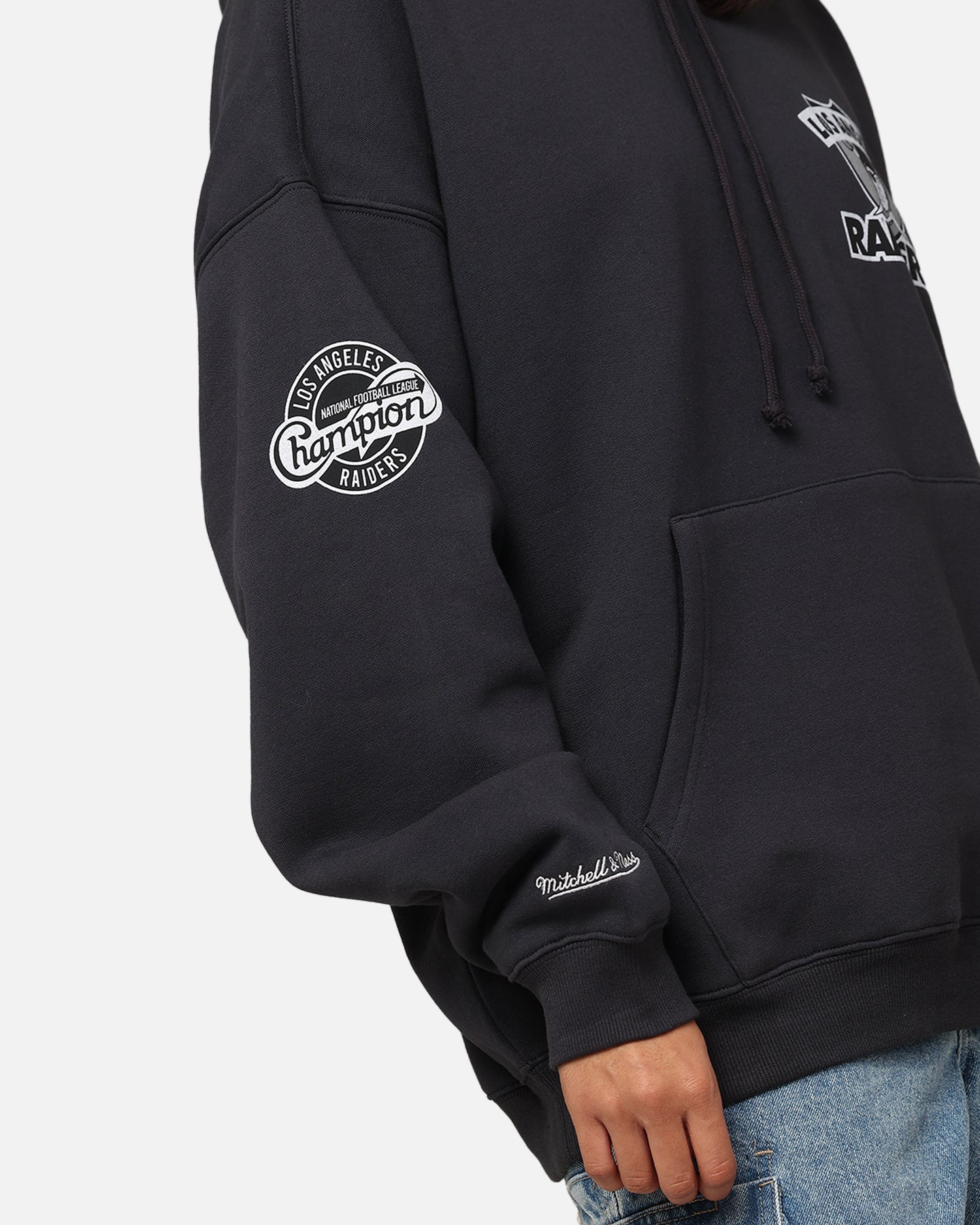 Mitchell & Ness Los Angeles Raiders Super Bowl World Hoodie Faded Black、mySite、zt4zffjzw