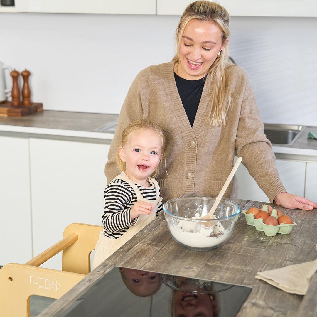  Tutti Bambini Helping Hands Montessori Toddler Learning Tower - Natural、mySite、merchandisen