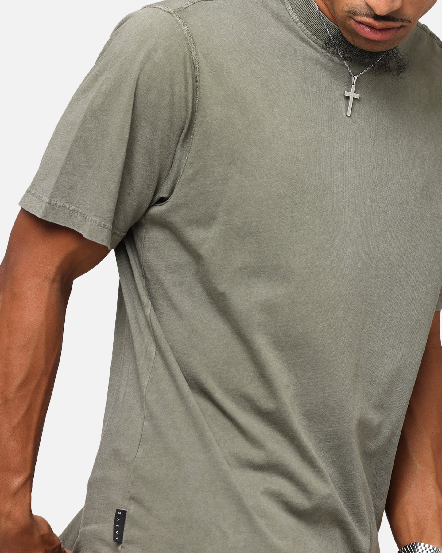 Saint Morta Vintage T-Shirt Washed Dark Khaki、mySite、zt4zffjzw