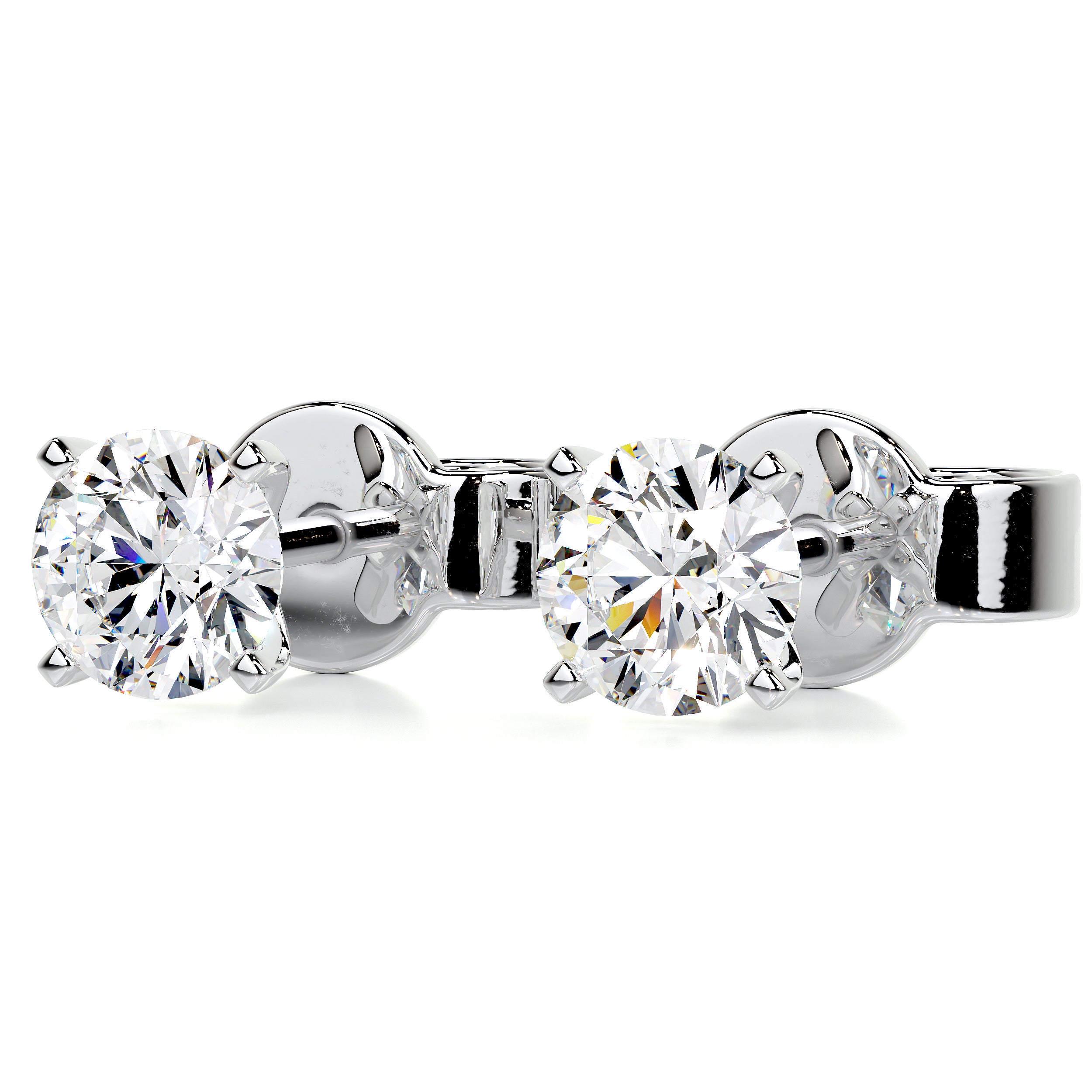 Allen Lab Grown Diamond Earrings -18K White Gold、mySite、hinf8tx79