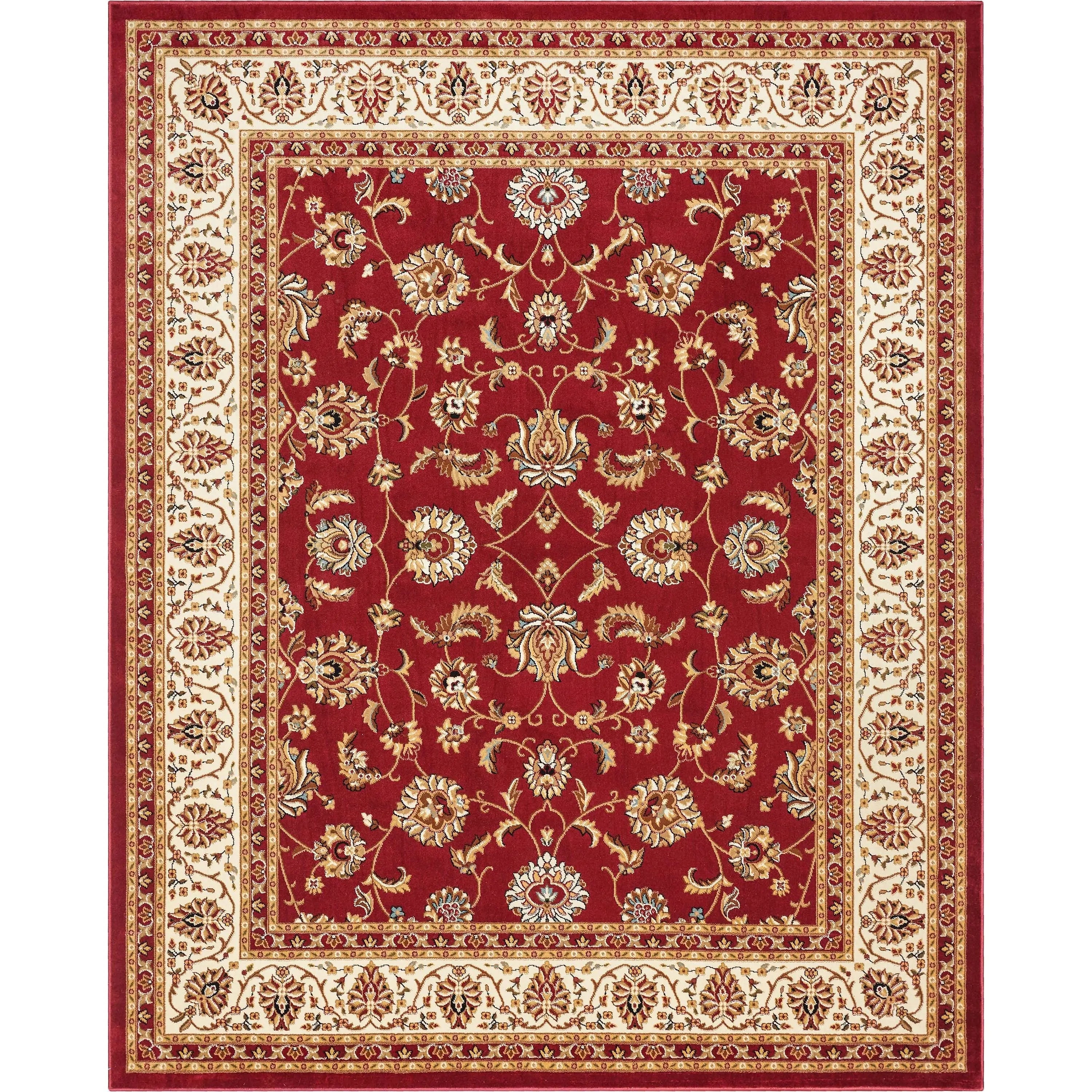 Sarouk Red Traditional Rug、mySite、gigharbornorthrealestate
