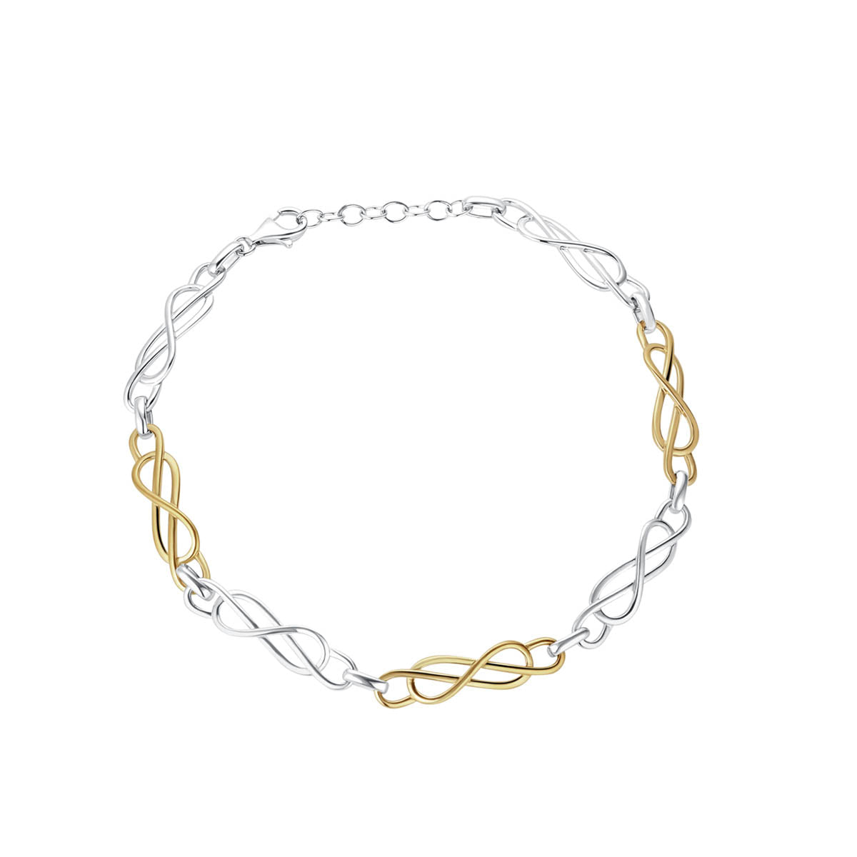  Gold & Silver Celtic Bracelet