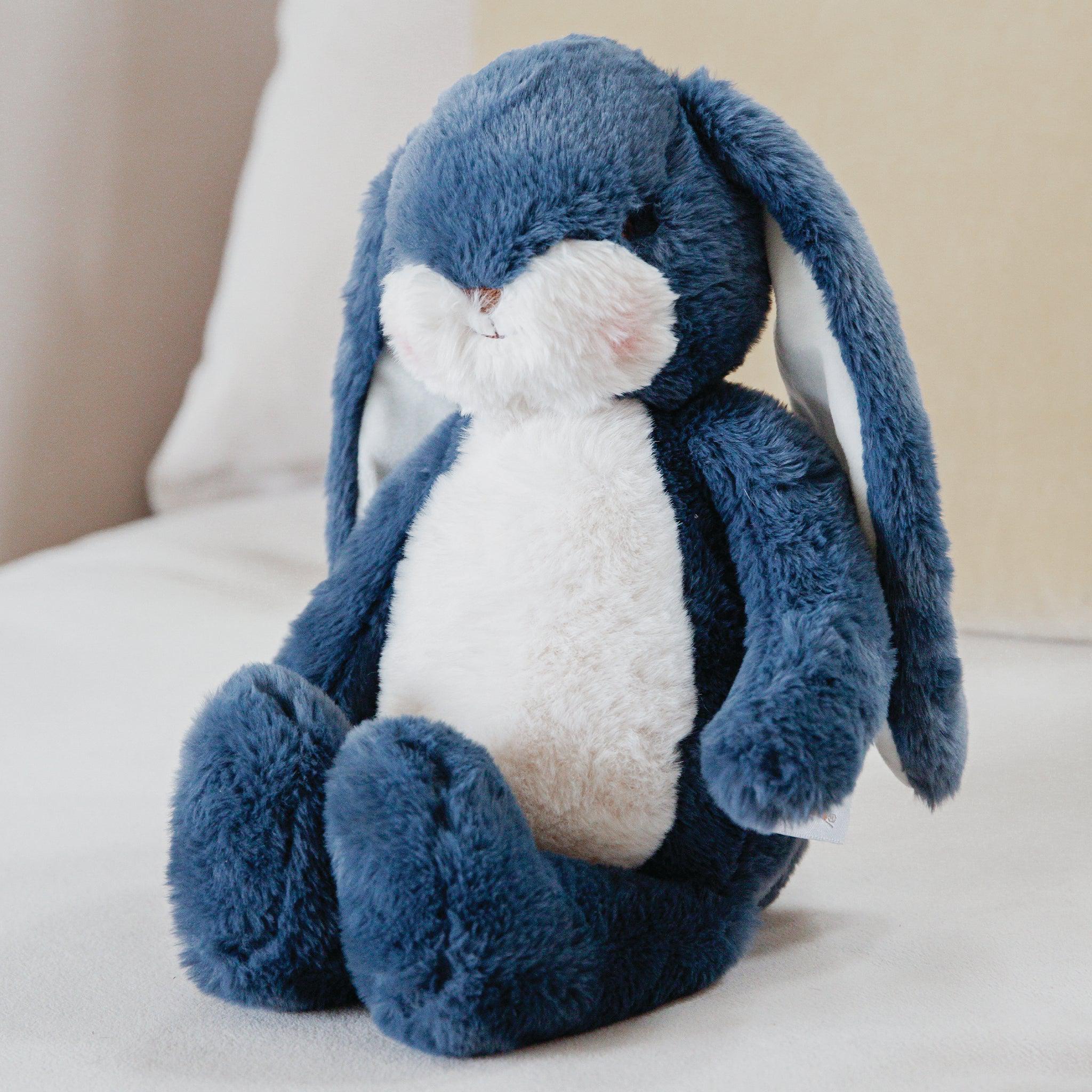 RETIRED - Little 12�� Floppy Nibble Bunny - Starry Night Blue、mySite、g9winljtr