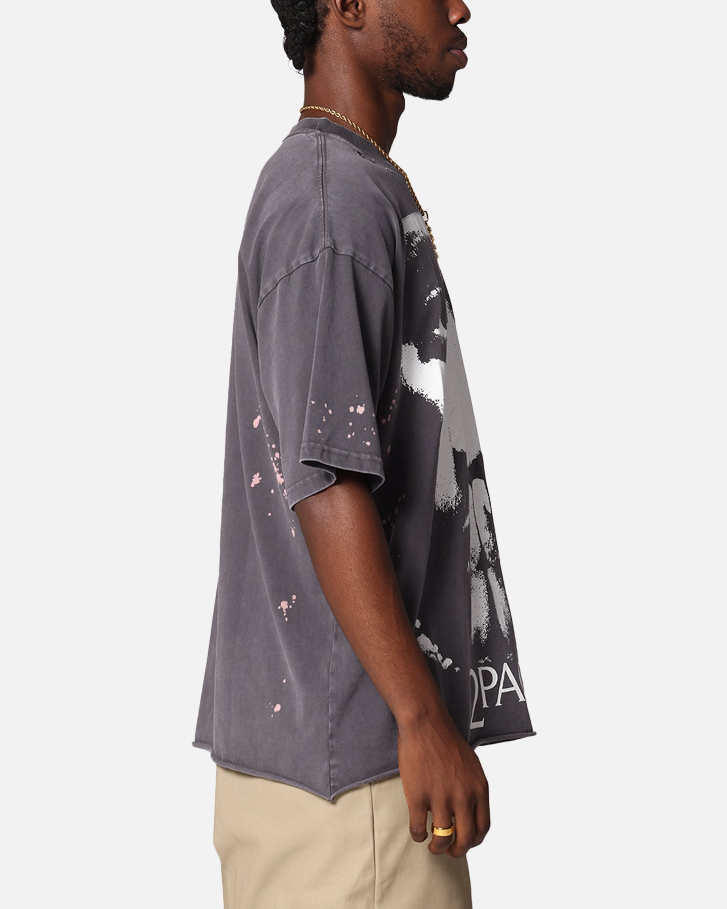 Tupac Blessed T-Shirt Washed Black、mySite、zt4zffjzw