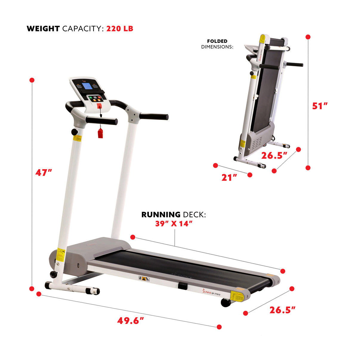  Easy Assembly Folding Treadmill Motorized Compact、mySite、ghnorth