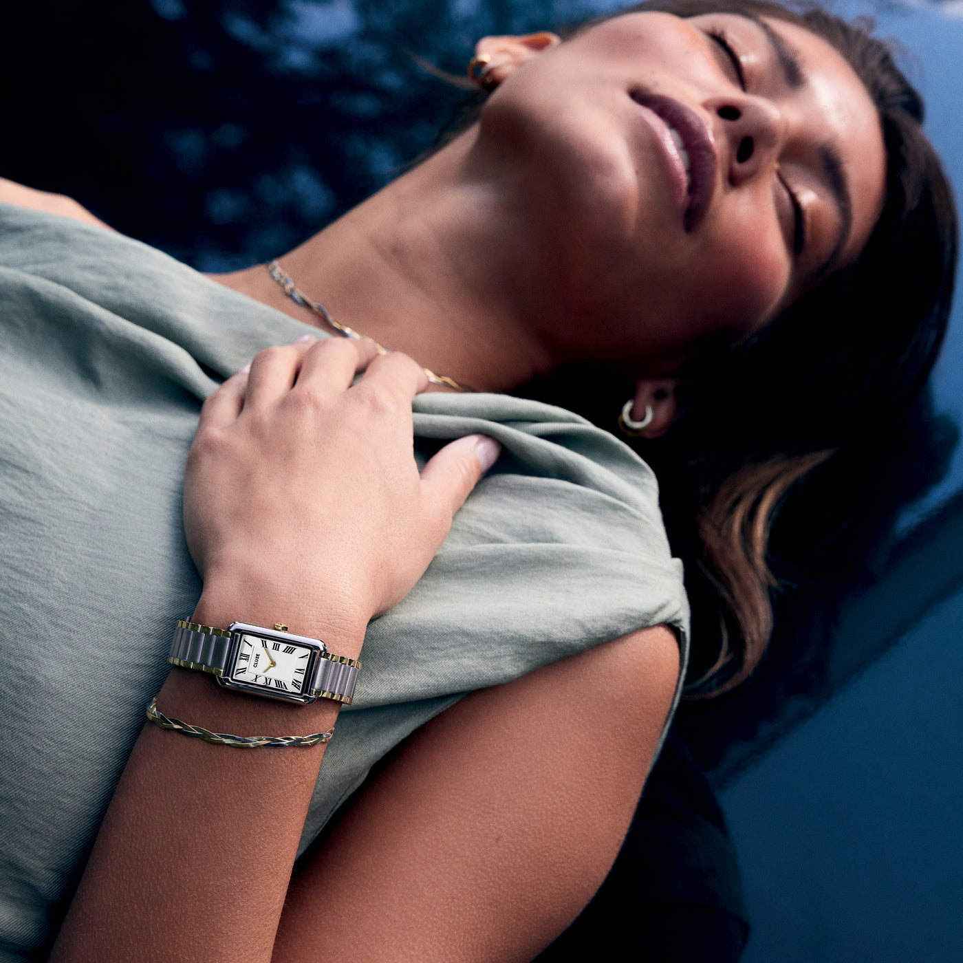 Belisenna Watch Steel, White, Two-tone、mySite、botmansion