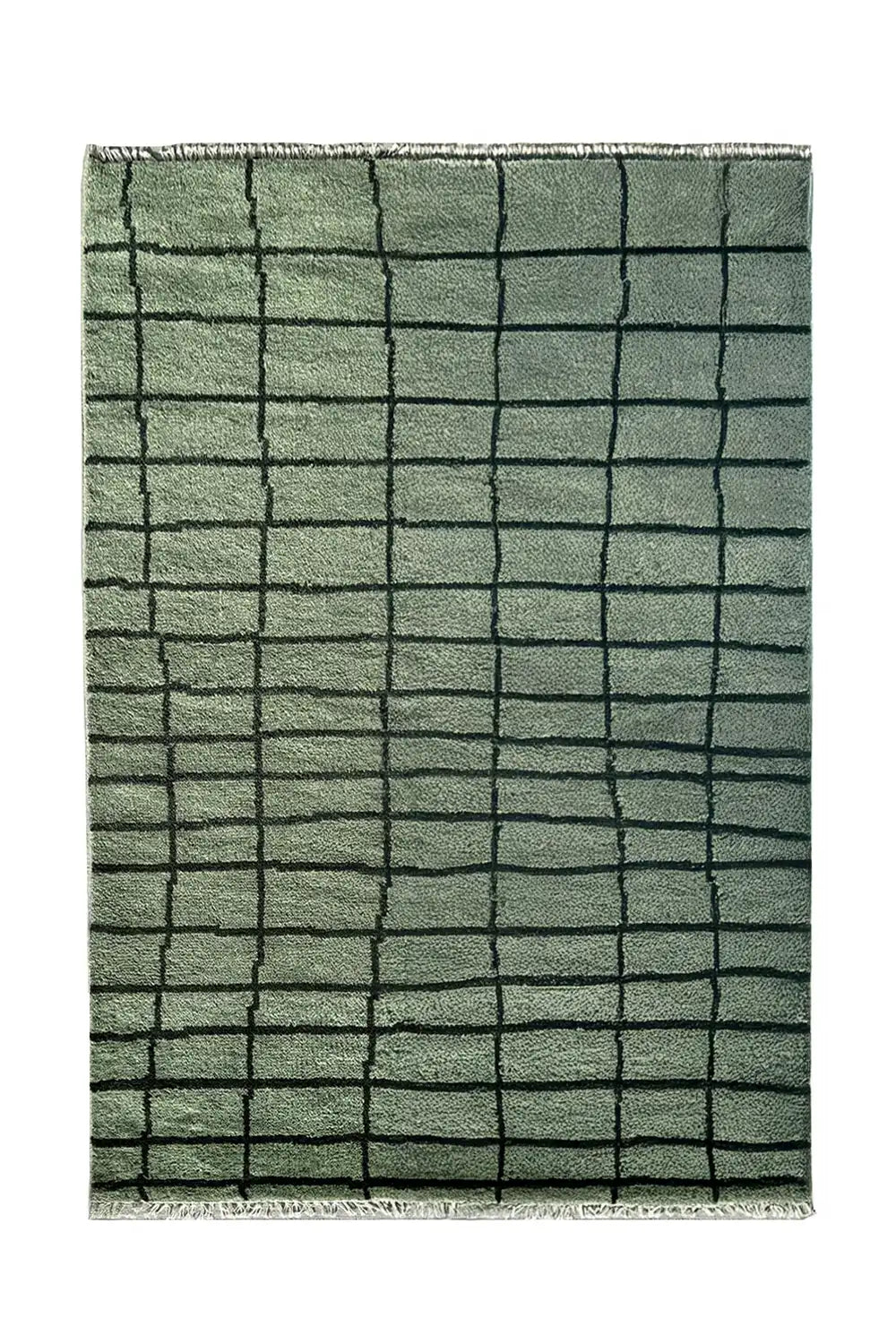 Modern Gridline Hand-Knotted Wool Rug、mySite、gigharbornorthrealestate