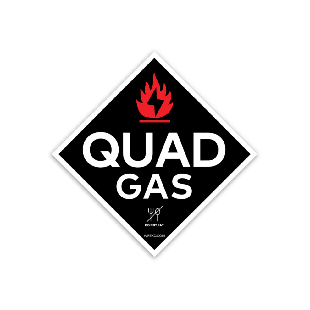  Quad Gas Logo Sticker、mySite、merchandisen