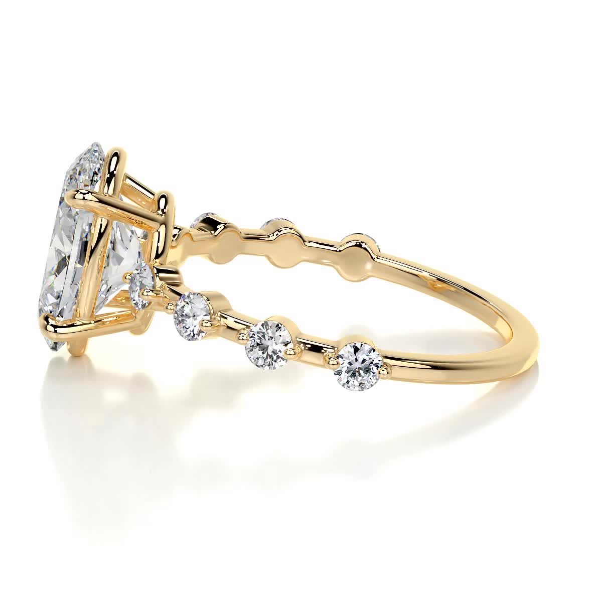 Bell Lab Grown Diamond Ring -18K Yellow Gold、mySite、hinf8tx79