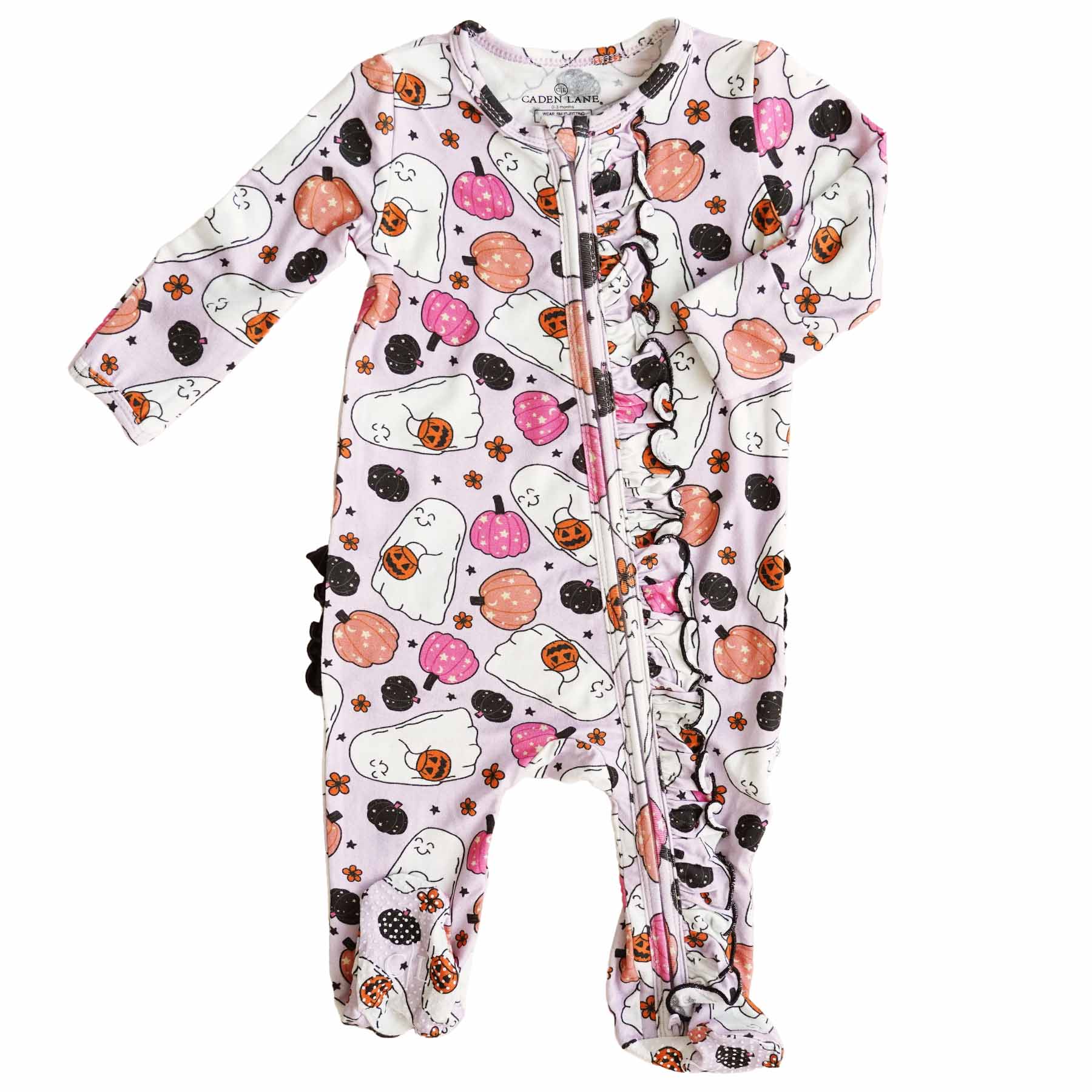  Girly Ghouls Ruffle Zipper Footie、mySite、layawaytickets