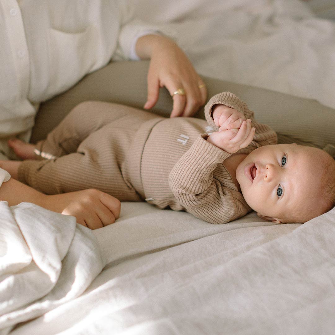  Claude & Co Ribbed Leggings - Soft Chocolate、mySite、merchandisen