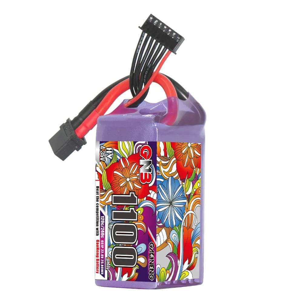  Gaoneng GNB 22.8V 6S 1100mAh 120C LiHV Battery - XT60、mySite、merchandisen