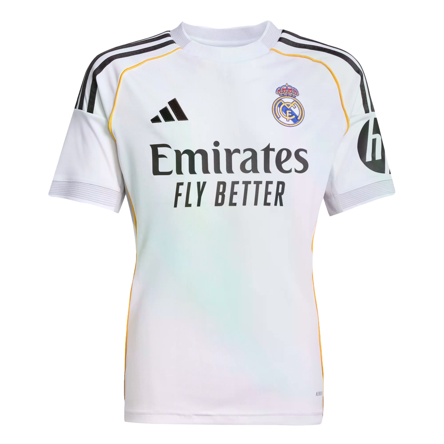 Adidas Real Madrid 25/26 Youth Home Jersey、mySite、noshort