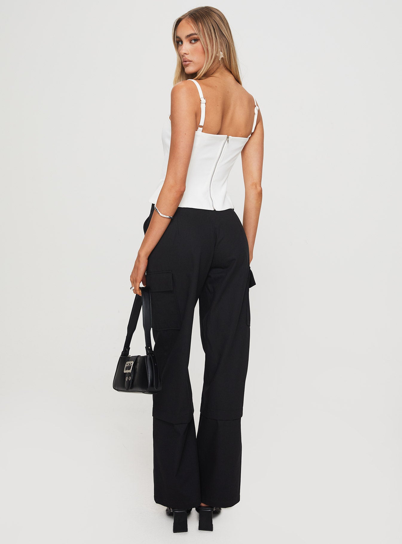 Raider Low Waist Cargo Pant Black、mySite、solidvoid