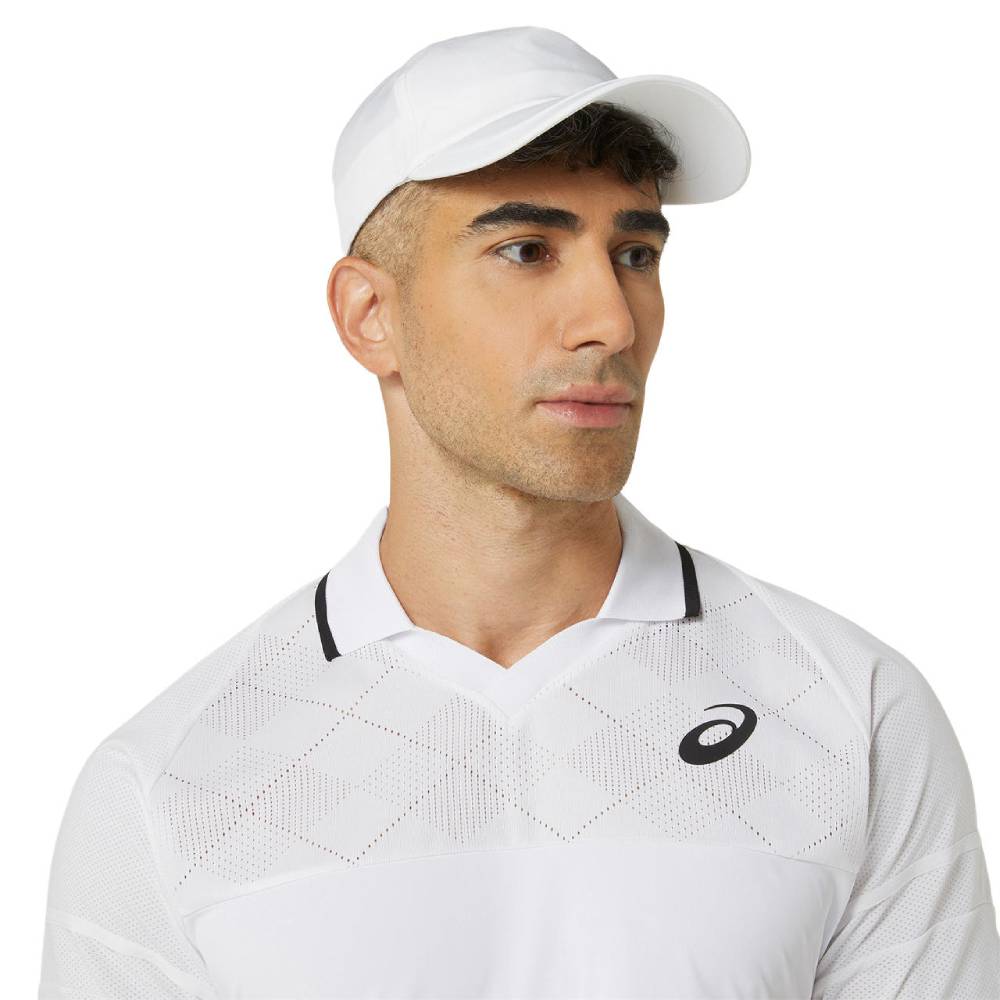 Asics Men's Match Actibreeze Polo Top (Brilliant White)
