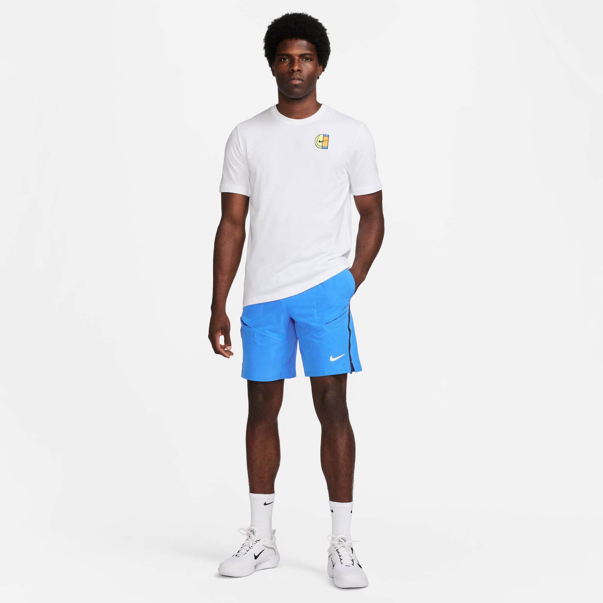 NikeCourt Advantage Men's Dri-FIT 9-Inch Tennis Shorts、mySite、neckold