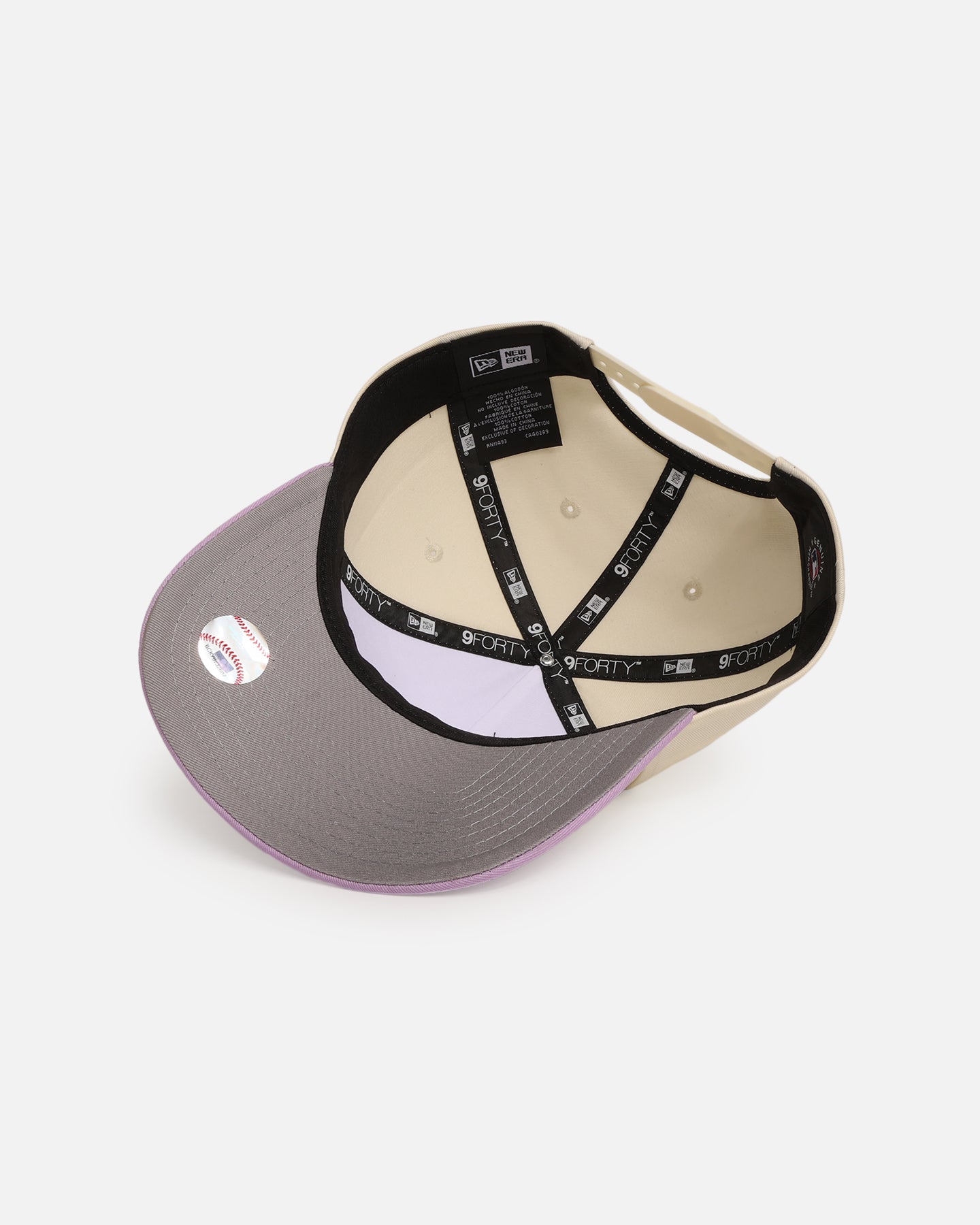 New Era Los Angeles Dodgers 'Jelly Crystals Collection' 9FORTY A-Frame Snapback Chrome White/Purple、mySite、zt4zffjzw