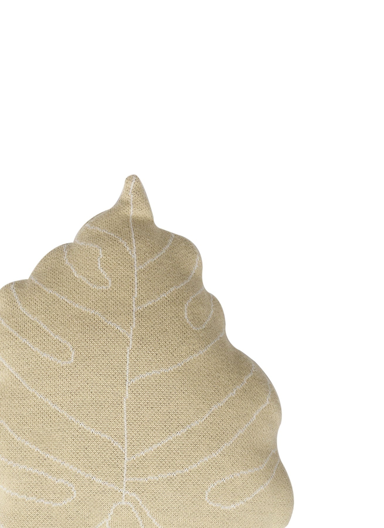 KNITTED CUSHION BABY LEAF OLIVE、mySite、gigharbornorthrealestate