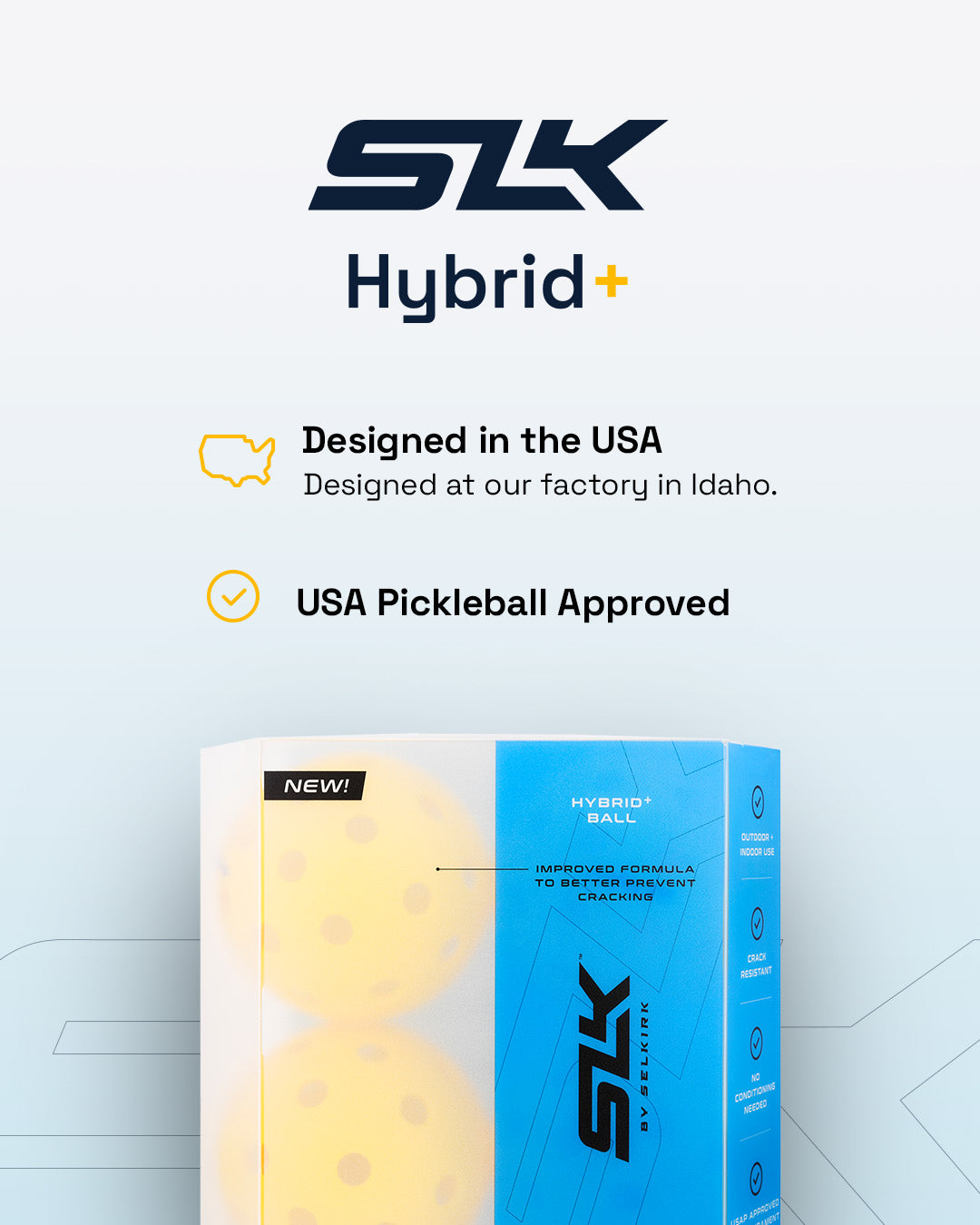 SLK Hybrid+ Pickleball - 100 pack、mySite、noshort