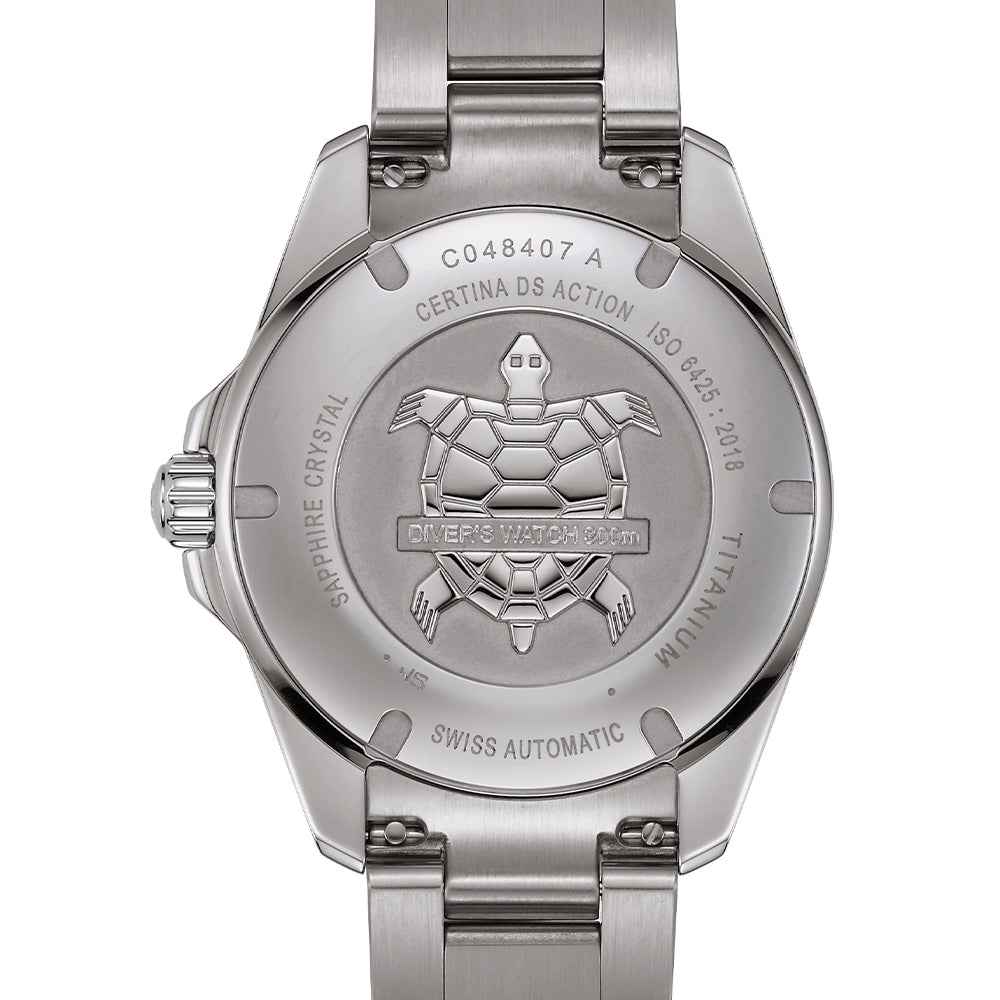 DS Action Diver Titanium 40.5mm - Blue on Bracelet、mySite、botmansion