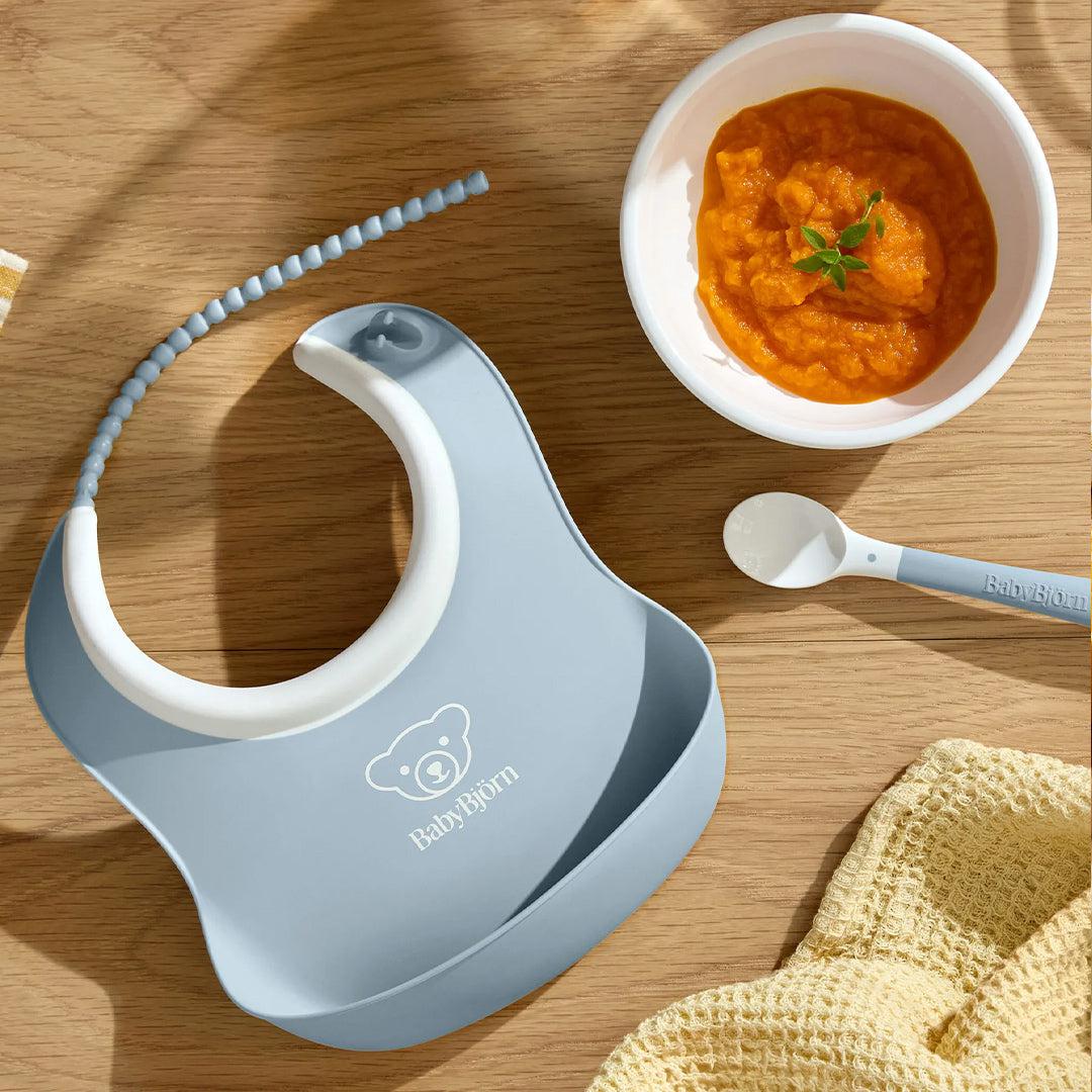  BabyBjörn Baby Feeding Set 3 pcs - Powder Blue、mySite、merchandisen