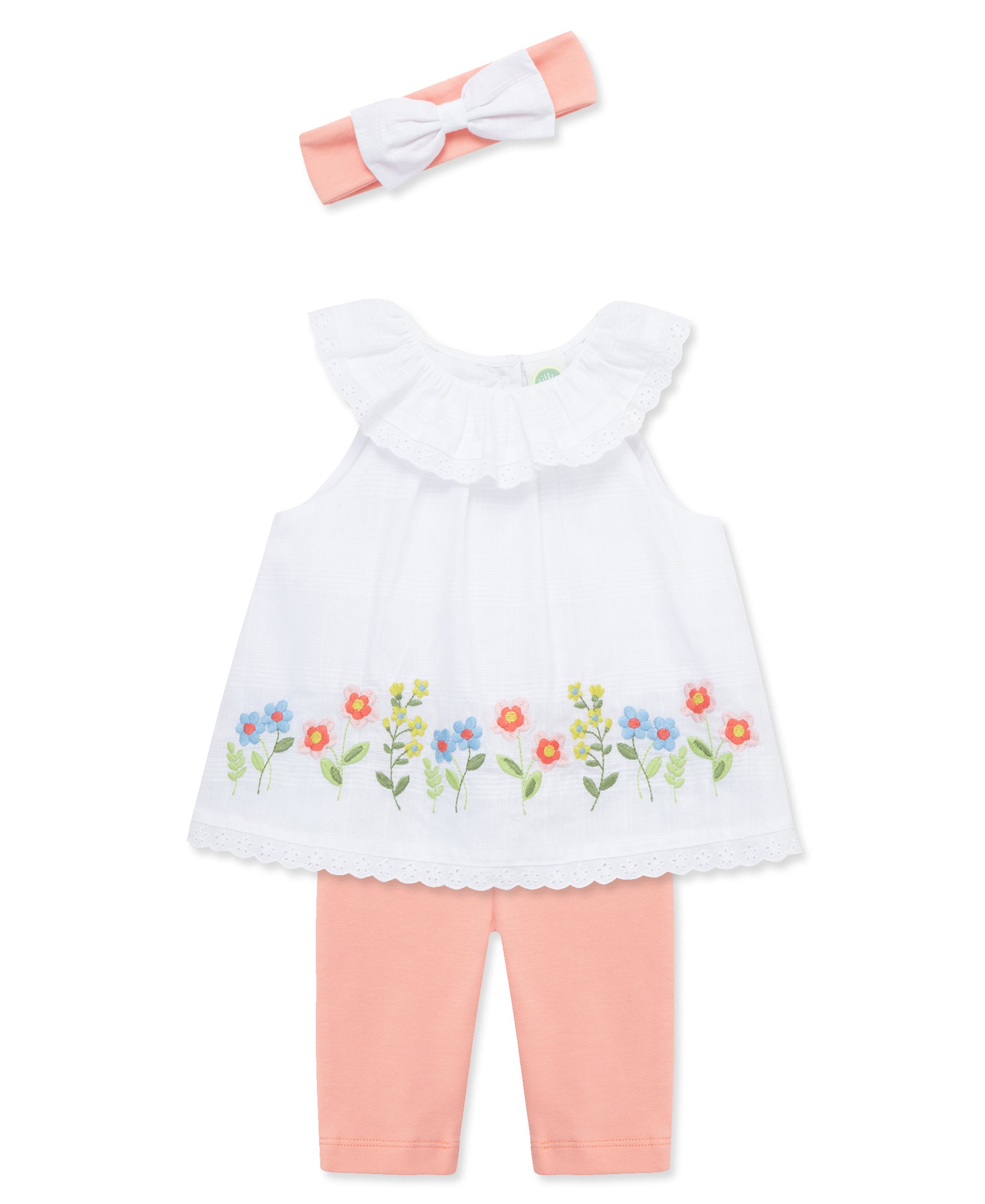  Floral Border Woven Tunic Set (12M-24M)、mySite、layawaytickets