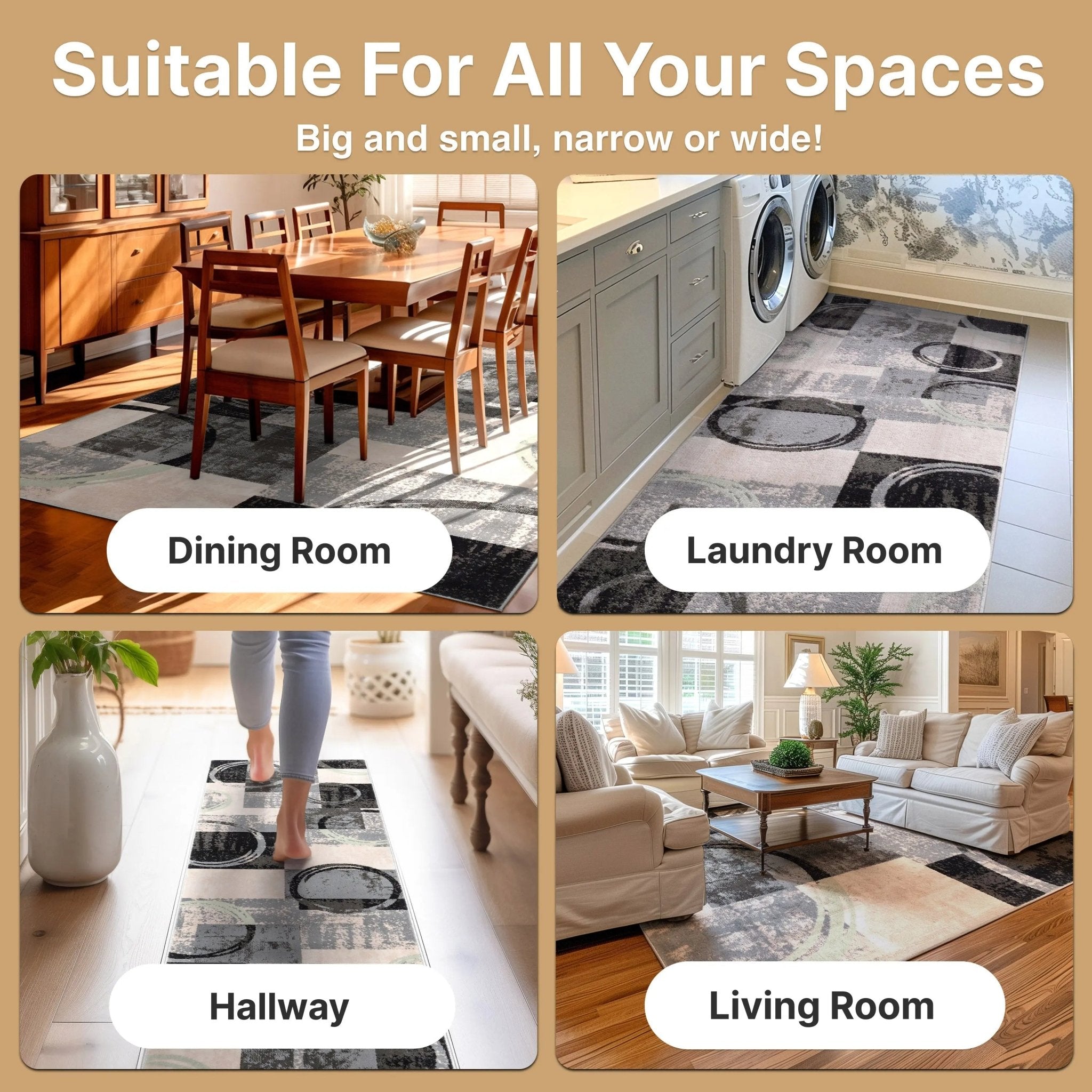 Shai Modern Geometric Grey Green Rug、mySite、gigharbornorthrealestate