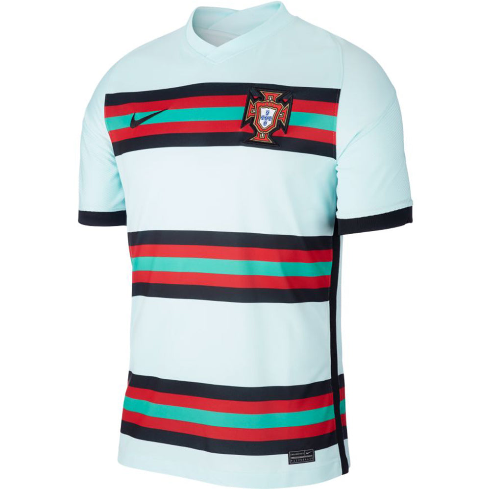 Nike Men's Portugual 20/21 Away Jersey Teal Tint/Black、mySite、noshort