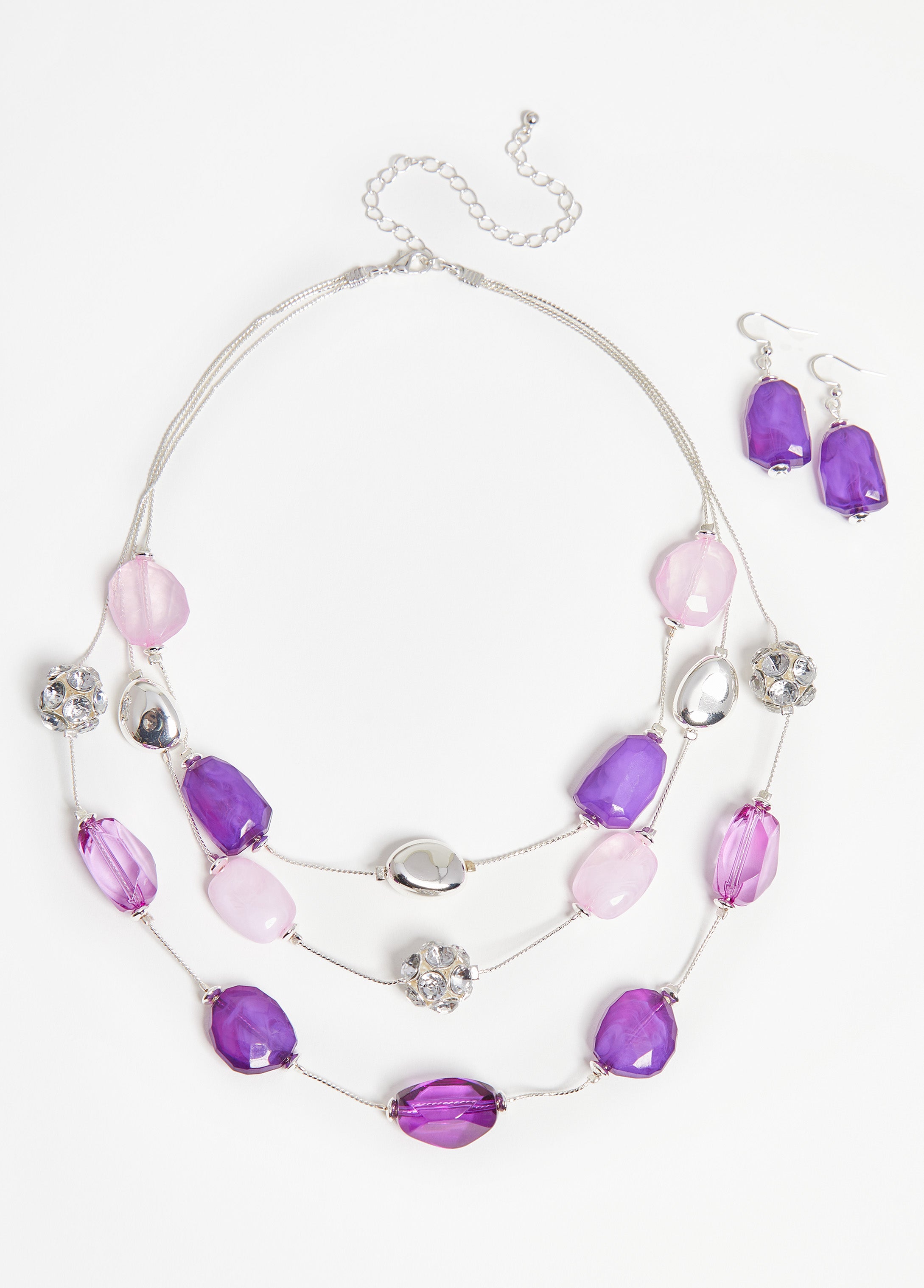 Bead And Crystal Necklace Set、mySite、bengalsvssteelers