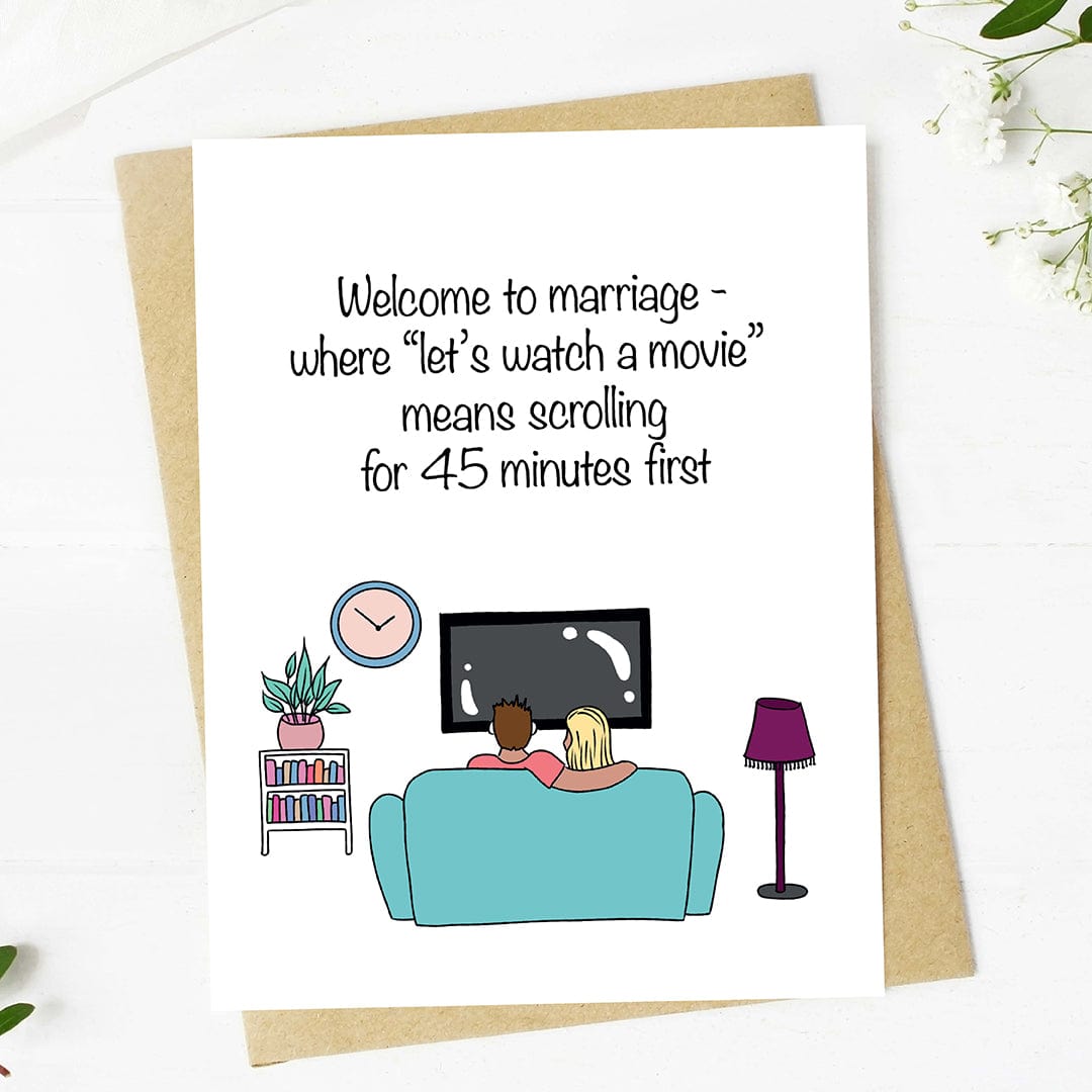  Watch A Movie = Scrolling For 45 Minutes Wedding Card、mySite、ghnorth