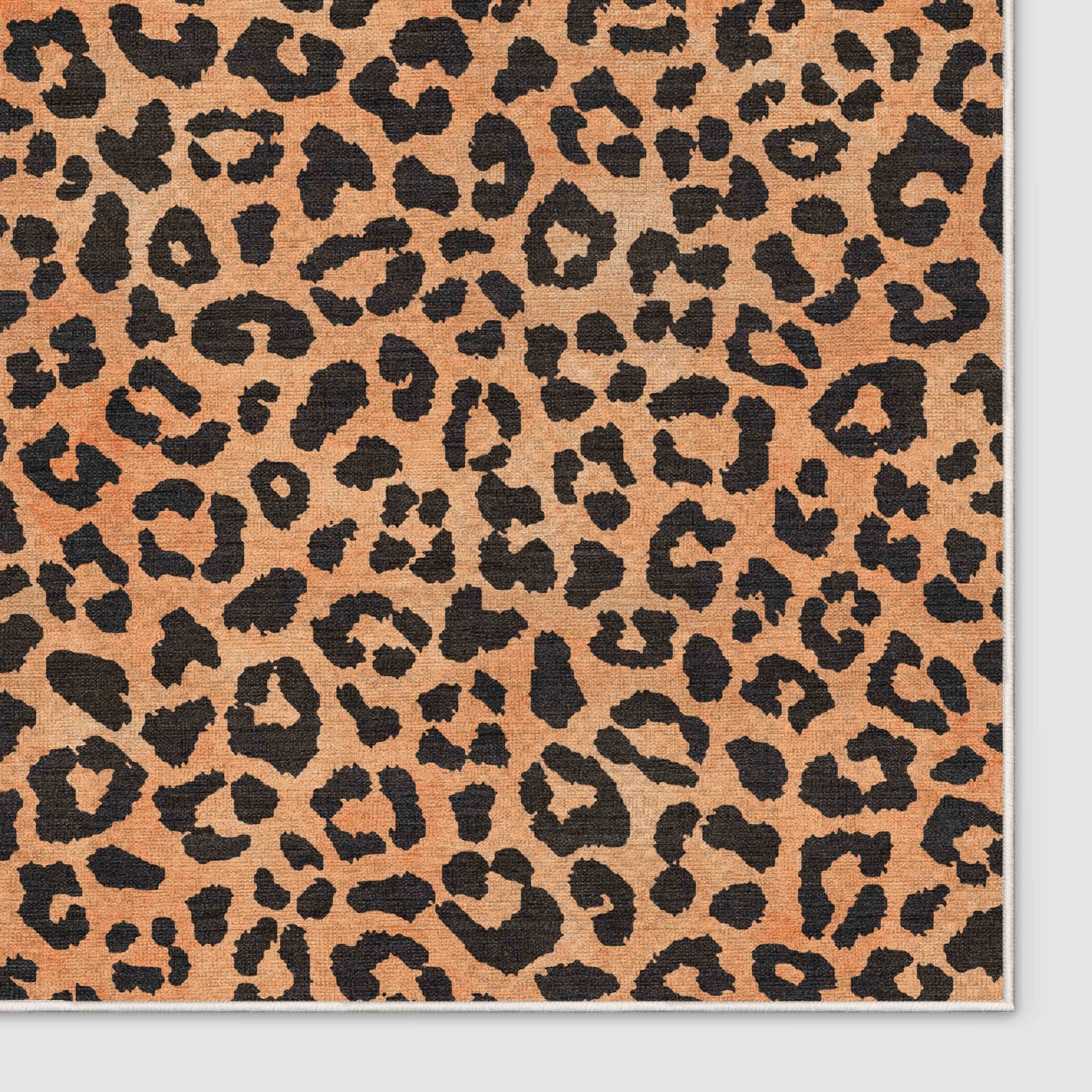 Kenric Leopard Print Custom Rug - Animal Print Personalized Sizes, Easy Maintenance、mySite、gigharbornorthrealestate