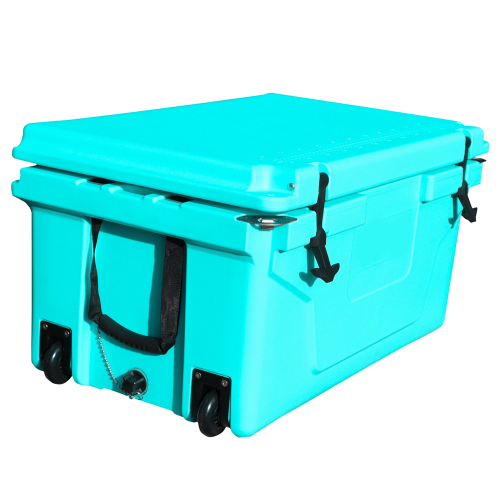 Hot Selling Blue color 65QT Outdoor cooler fish ice chest Box 2022 Popular Camping Cooler Box、、eastwooduniform