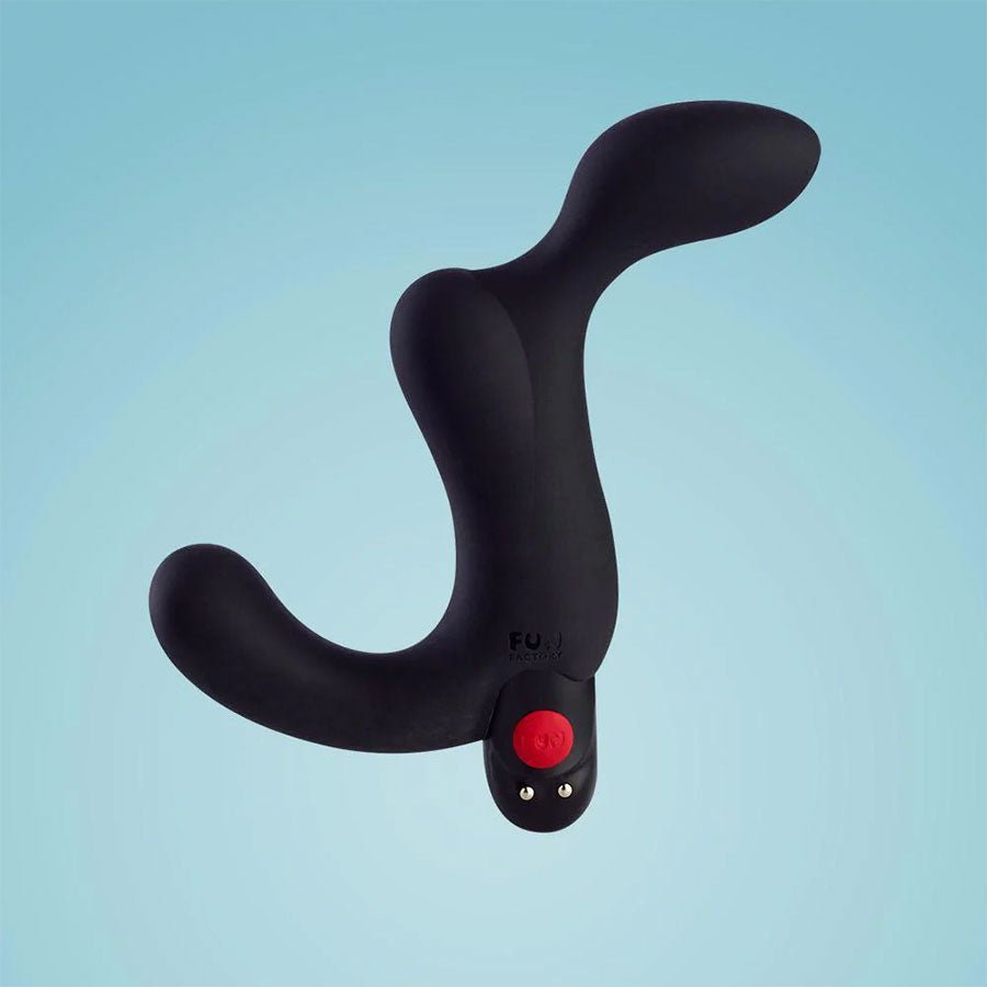 Fun Factory Duke Vibrating Silicone Prostate Massager & Anal Stimulator Navy Blue、mySite、bottomscart
