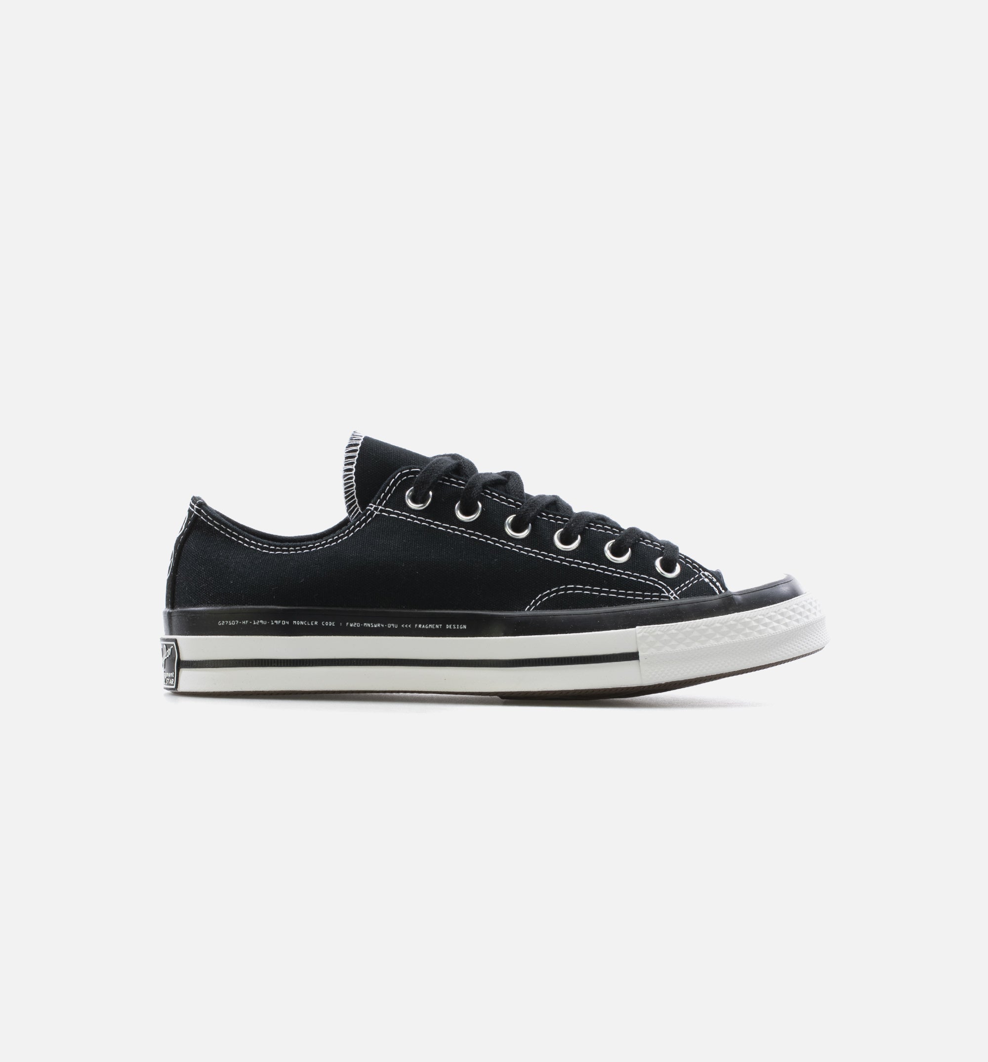 Chuck Taylor 70 X 7 Moncler Fragment Low Mens Lifestyle Shoe - Black/White、mySite、dreamappss