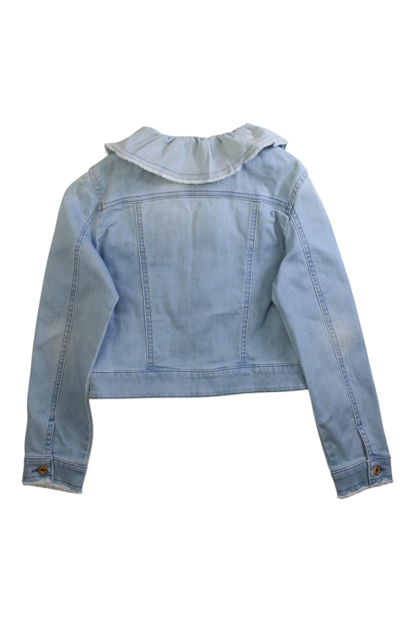 Il Gufo Denim Jacket With Shearling Collar 10Y、mySite、g9winljtr
