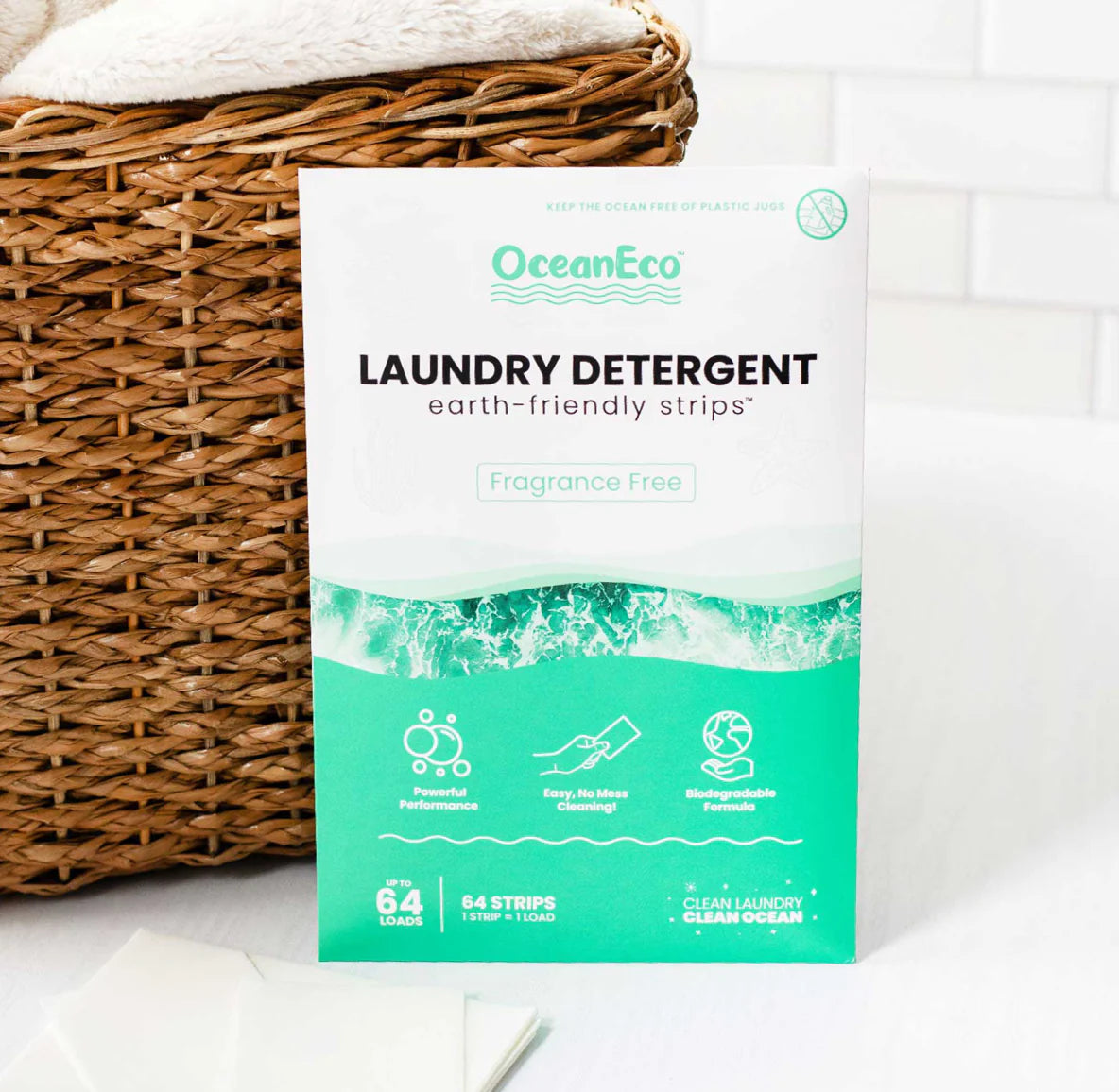 OceanEco Earth-Friendly Laundry Detergent Strips、mySite、camillekostekn