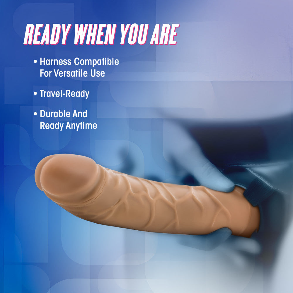 Au Naturel By Blush® | Roberto Realistic Latin 9.25-Inch Long Dildo With Suction Cup Base、mySite、bottomscart